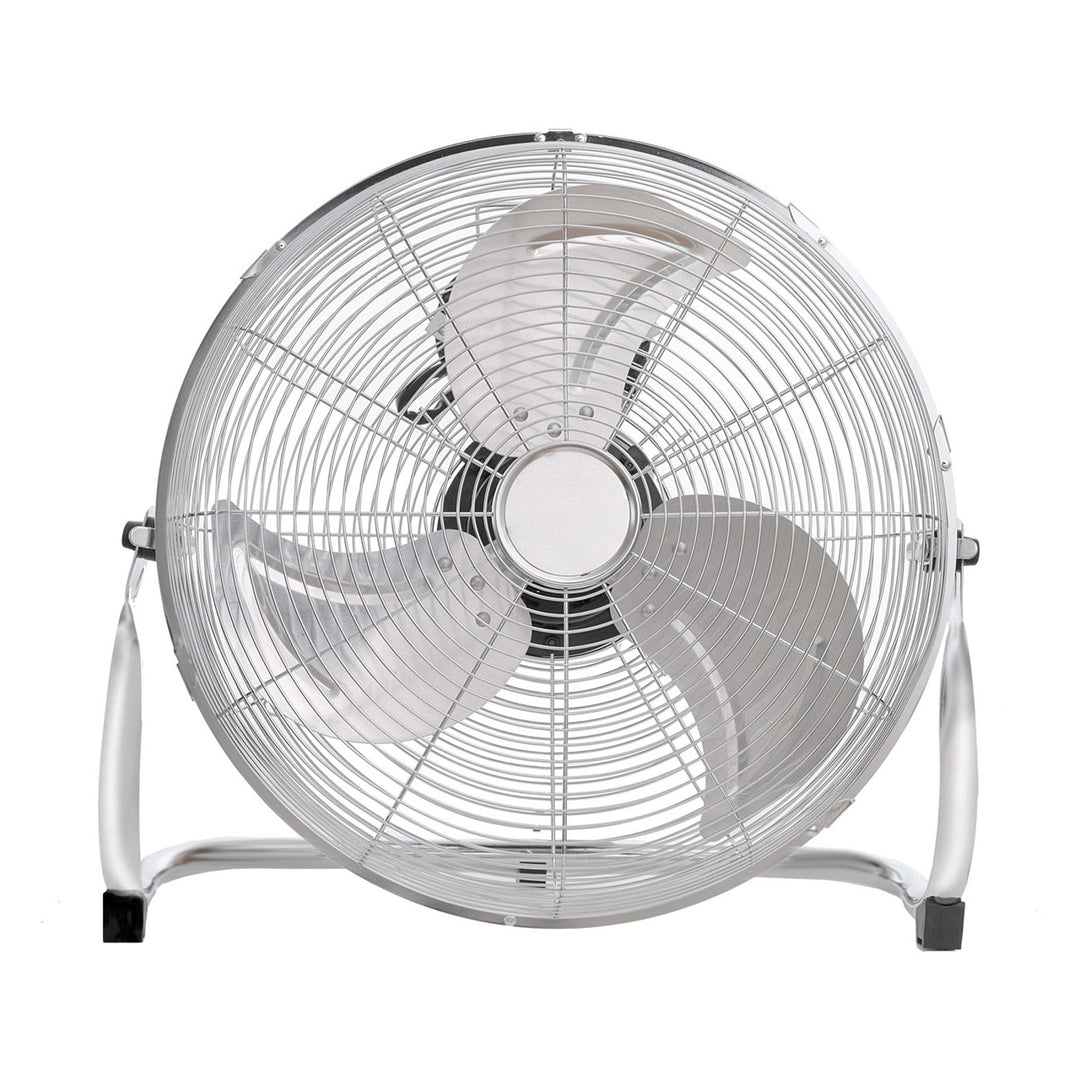 Ventilateur de sol HanksAir, puissance 80 W, 3 vitesses, en acier chromé, diamètre 40 cm, longueur du câble 1,5 m, W021