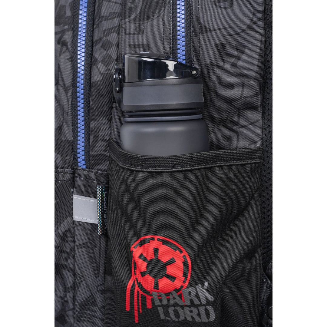Kit scolaire Star Wars Coolpack, sac à dos Jerry à 3 compartiments (15") avec dos profilé et bretelles réglables, et trousse Jumper 3 avec accessoires