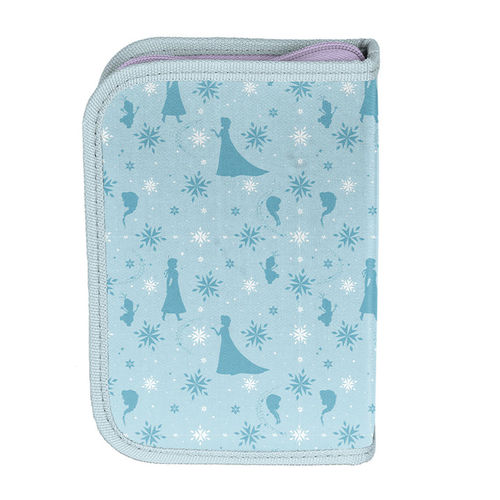 Ensemble scolaire Frozen Paso, sac à dos à deux compartiments, bretelles réglables et dos rigide, trousse avec accessoires et poignées pour les fournitures, sac à chaussures pouvant être porté sur le dos, DF26AA