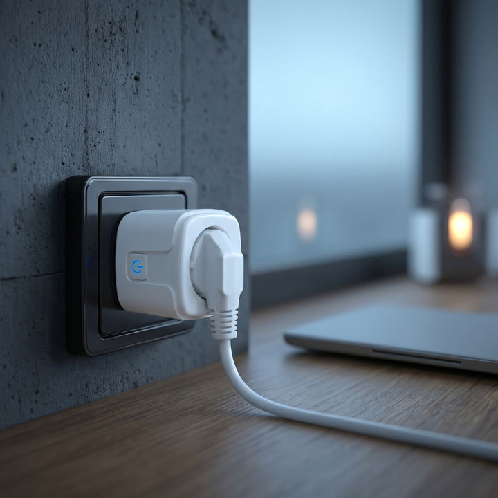 Prise WiFi GreenBlue à commande à distance, compatible Android/iOS/Alexa/Google Home, minuterie, wattmètre, max. 16 A/3 840 W, GB735 W, lot de 2