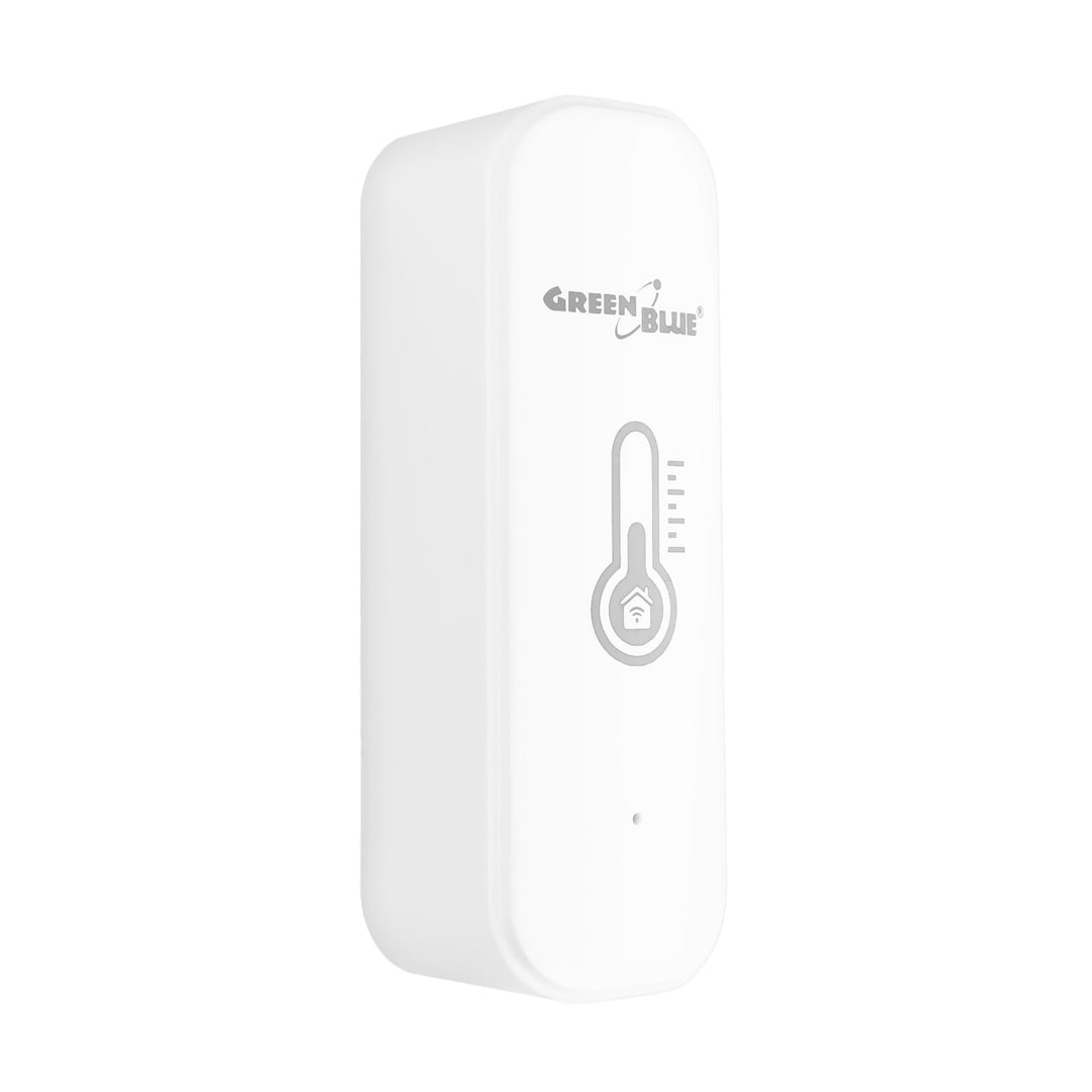 Capteur de température et d'humidité Wi-Fi GreenBlue, compatible Android/iOS/Alexa/Google Home, 3,0 V CC, LR03 x 2, GB737, lot de 2