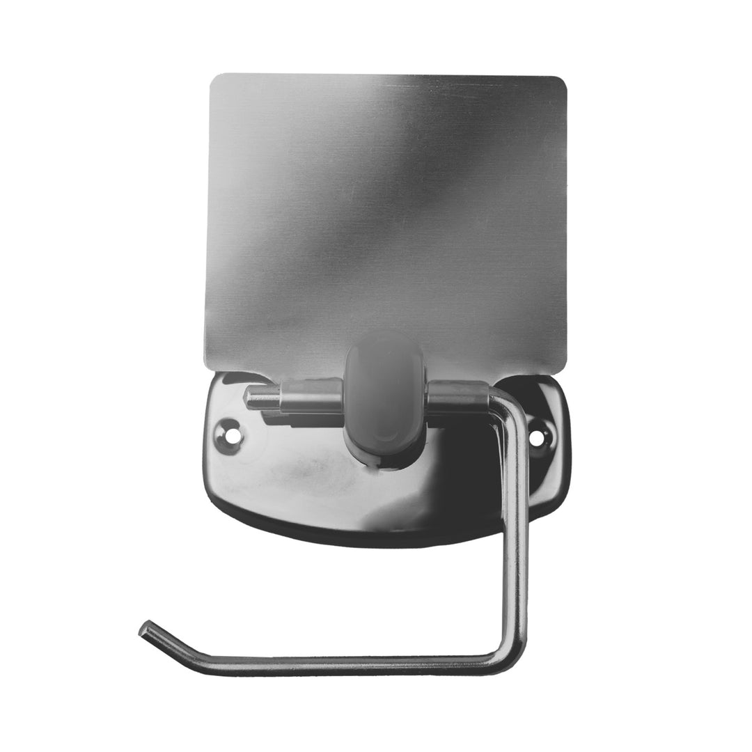 Porte-papier toilette avec cache chromé, ABJ