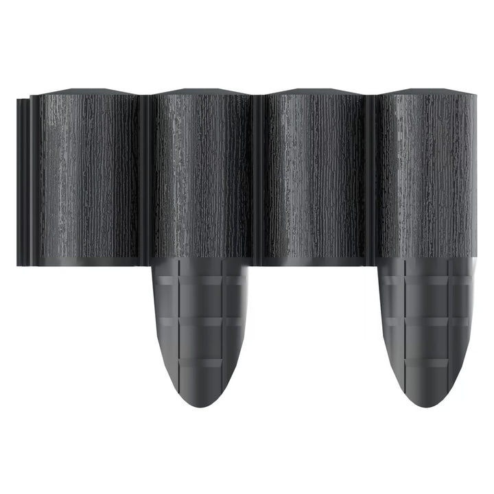 Palissade de jardin Cellfast, aspect bois, résistante au gel, longueur 21,6 m, couleur anthracite, 34-032