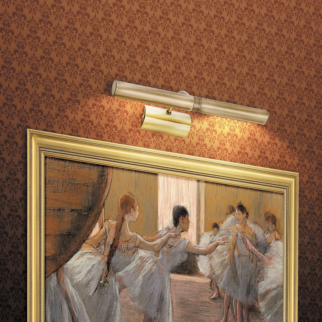 Applique murale Rabalux, pour l'éclairage de tableaux et de photos, 2xE14, marron, Picture Light, lot de 2