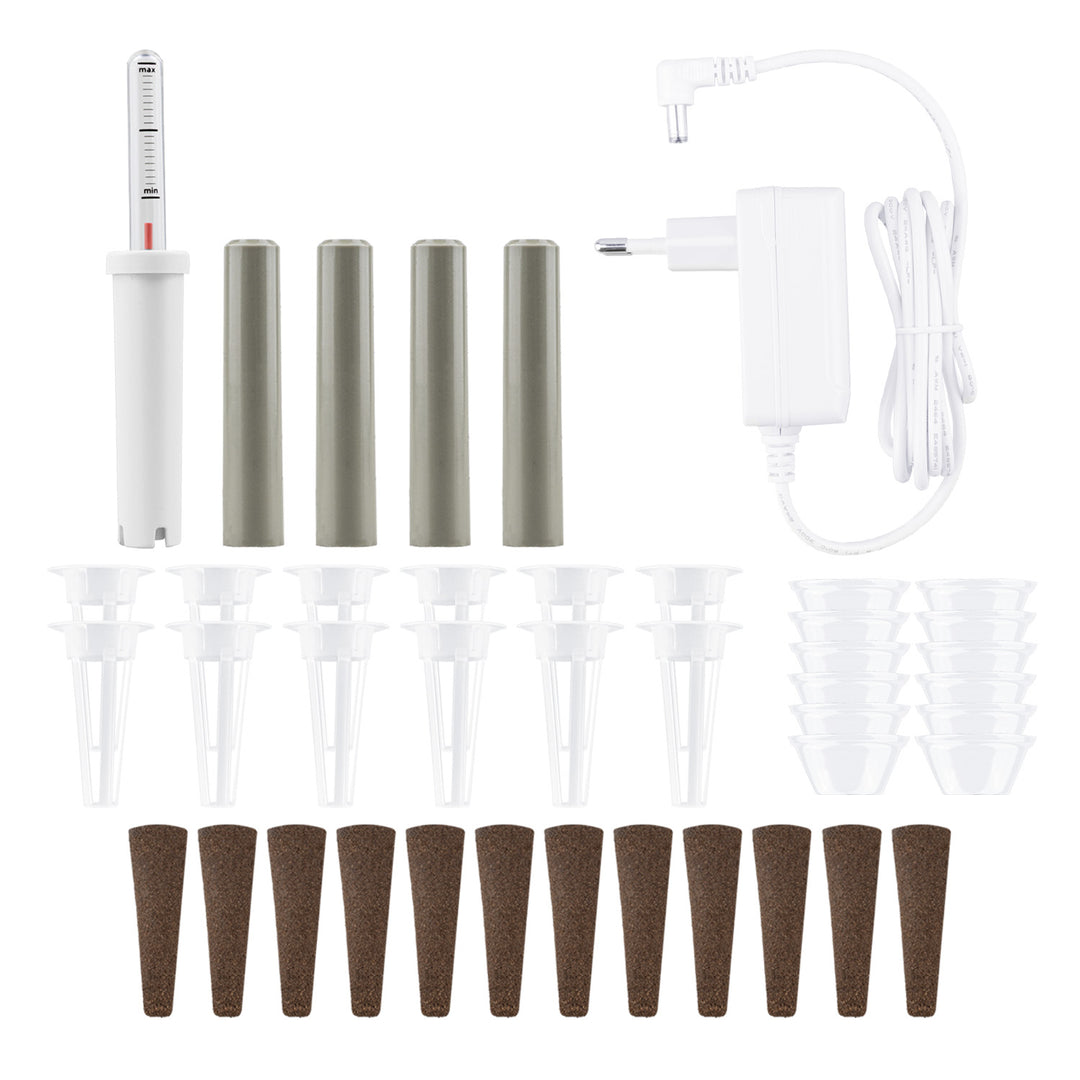 Système intelligent de culture d'intérieur GreenBlue, pot SMART, capacité 4 L, 220-240 V CA 50/60 Hz 0,4 A GB133 + kit d'accessoires