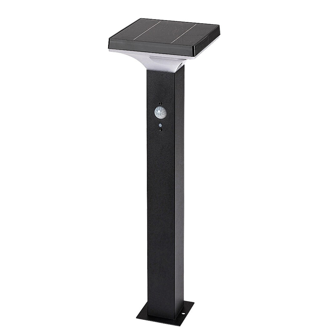 Lampe Rabalux, d'extérieur, solaire, sur pied, LED 4 W, IP44, noire, Geleen, 2 pièces