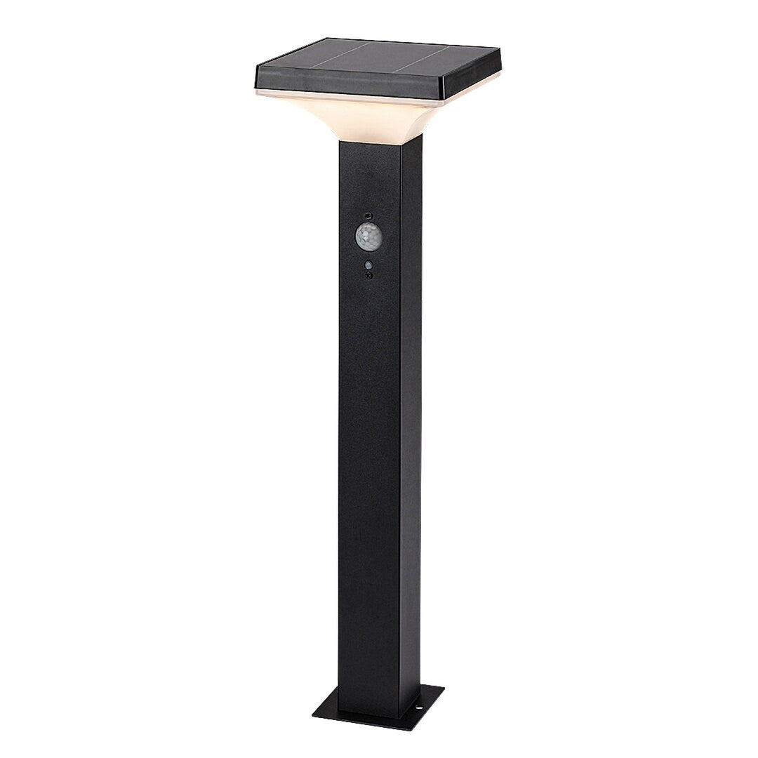 Lampe Rabalux, d'extérieur, solaire, sur pied, LED 4 W, IP44, noire, Geleen, 2 pièces