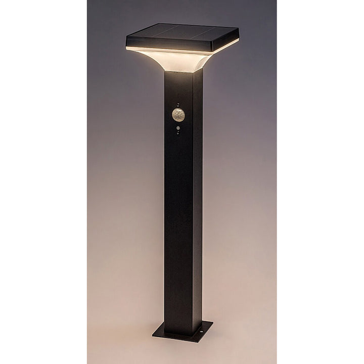 Lampe Rabalux, d'extérieur, solaire, sur pied, LED 4 W, IP44, noire, Geleen, 2 pièces