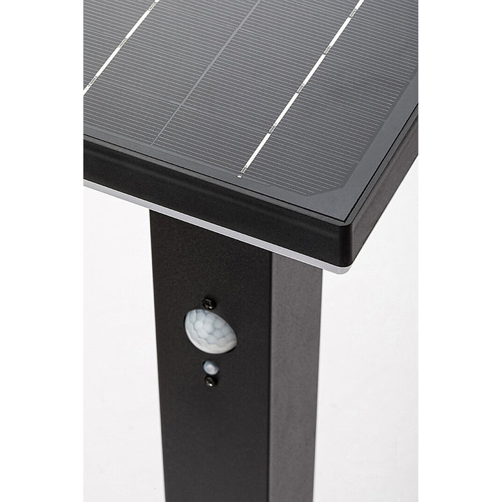 Lampe Rabalux, d'extérieur, solaire, sur pied, LED 4 W, IP44, noire, Geleen, 2 pièces