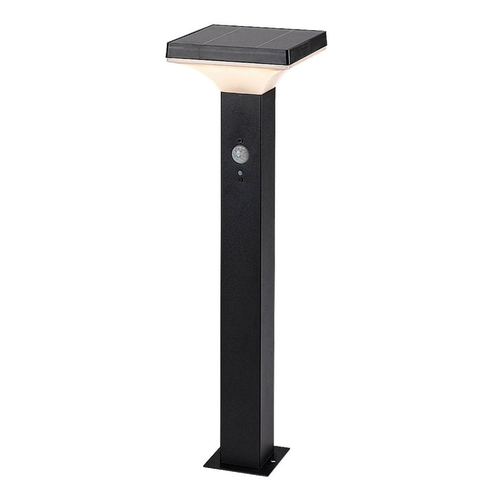 Lampe Rabalux, d'extérieur, solaire, sur pied, LED 4 W, IP44, noire, Geleen, 4 pièces