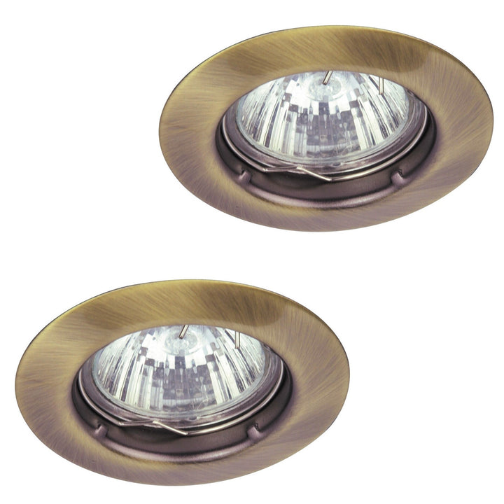 Luminaire encastré Rabalux, IP20, marron, GU5.3, 12 V, Spot Relight, 2 pièces