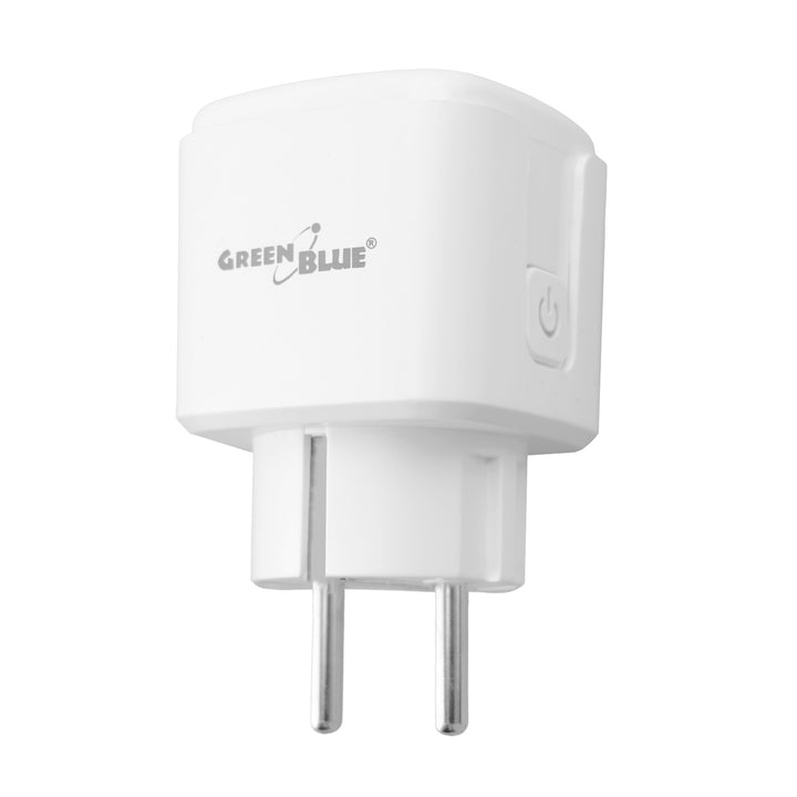 Prise WiFi GreenBlue à commande à distance, compatible Android/iOS/Alexa/Google Home, minuterie, wattmètre, max. 16 A/3 840 W, GB735 W, lot de 3