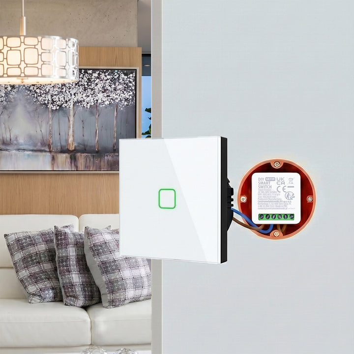 Relais Wi-Fi encastrable GreenBlue, compatible Android/iOS/Alexa/Google Home, 100-240 V CA, 50/60 Hz, 16 A max., pour LED 150 W, GB739, lot de 3