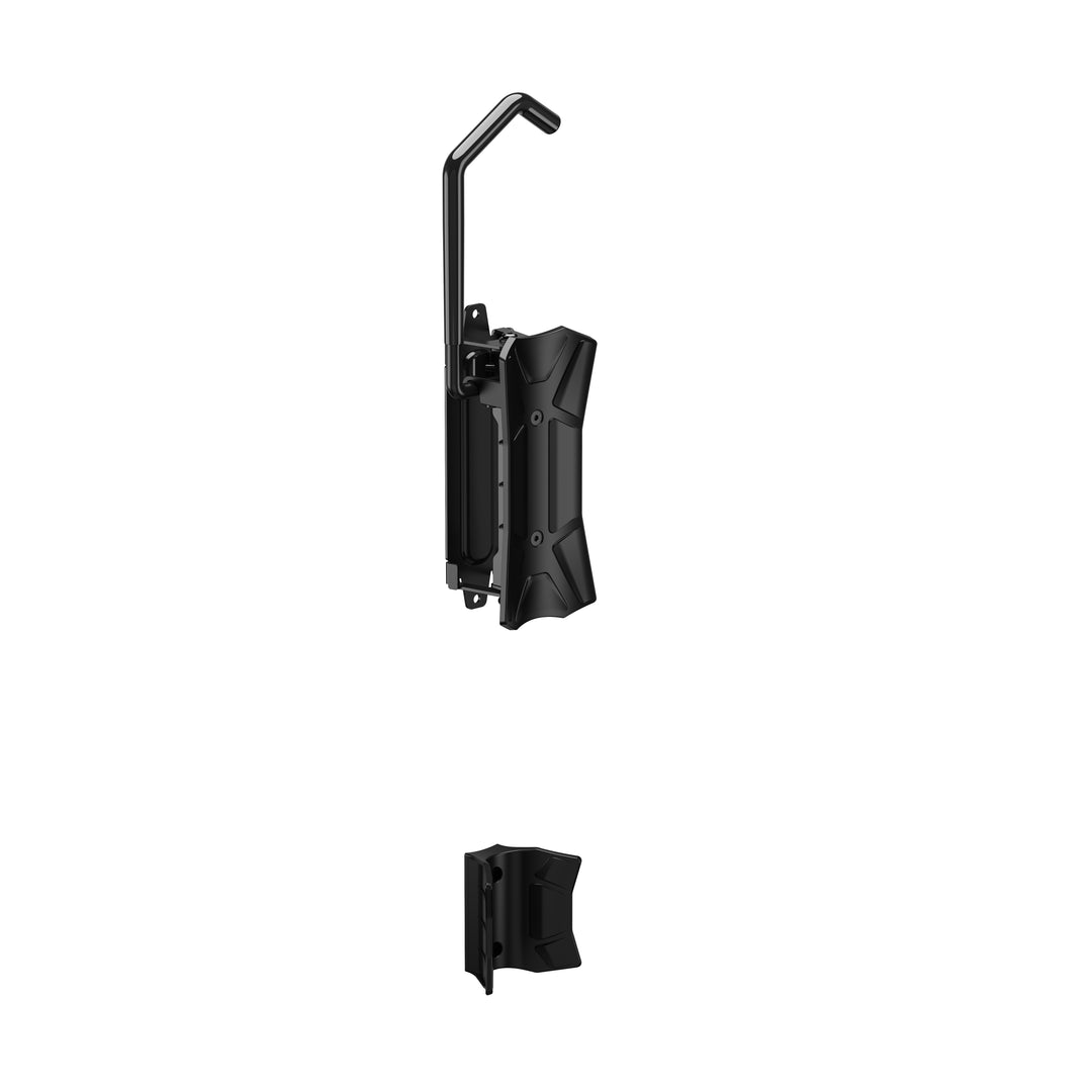 Support mural pour vélos Maclean, charge maximale de 35 kg, angle d'inclinaison réglable, acier, MC-171, lot de 3 pièces