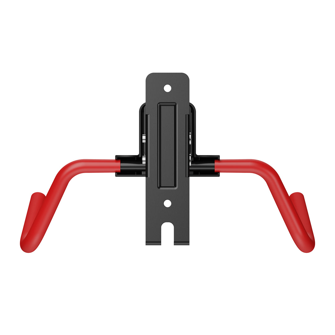 Support mural pour vélos Maclean, horizontal, en acier, charge maximale 30 kg, angle réglable, MC-172, lot de 3