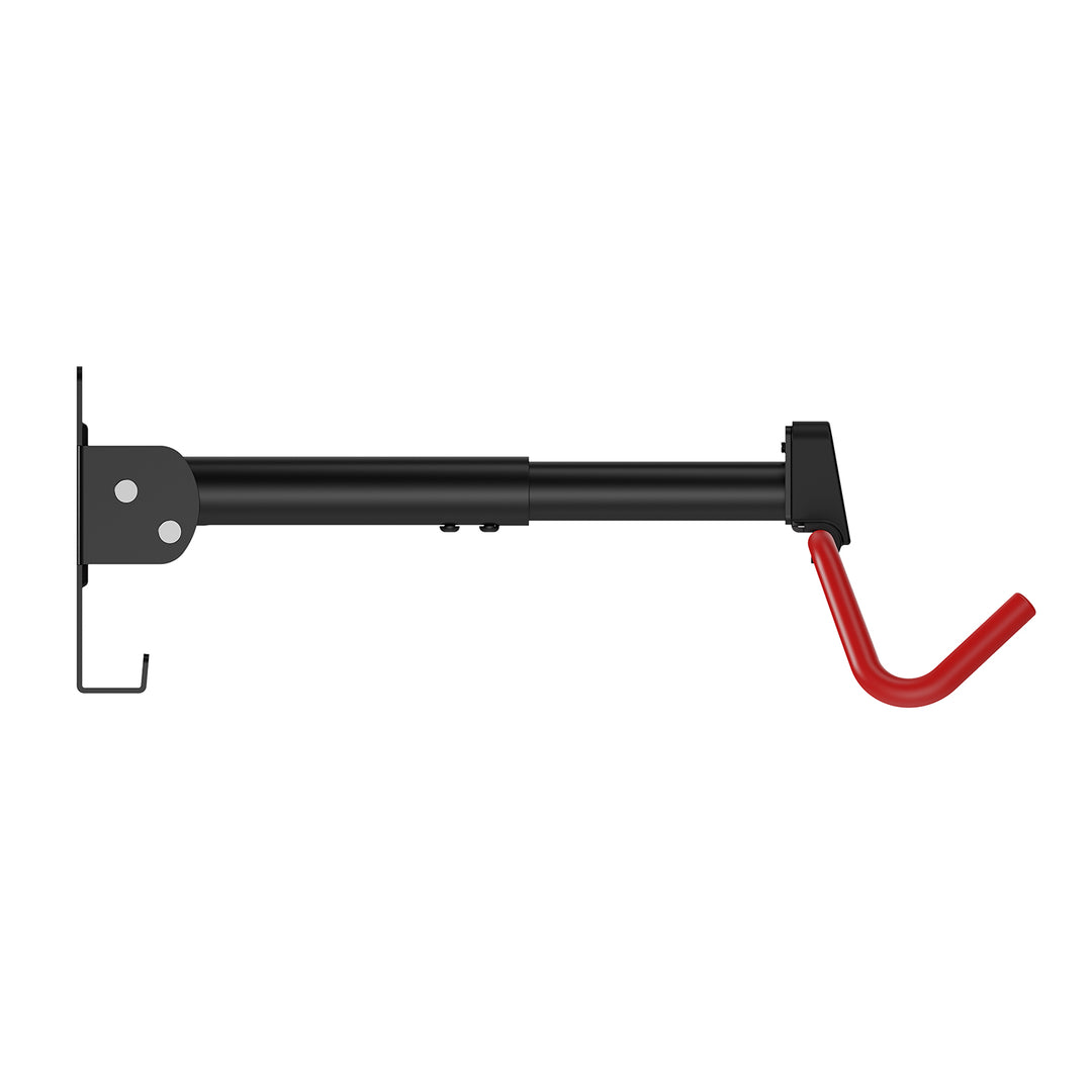 Support mural pour vélos Maclean, horizontal, en acier, charge maximale 30 kg, angle réglable, MC-172, lot de 3