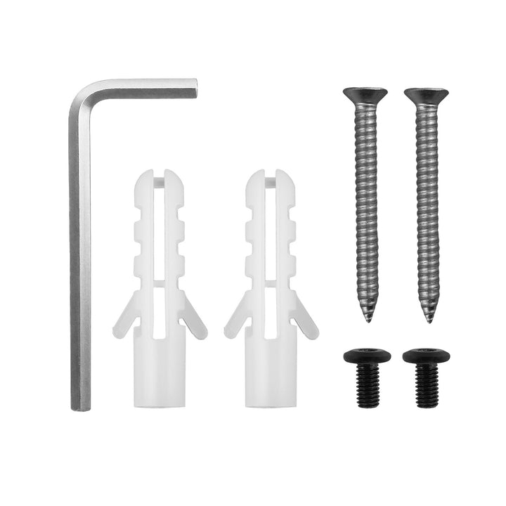 Support mural pour vélos Maclean, horizontal, en acier, charge maximale 30 kg, angle réglable, MC-172, lot de 3