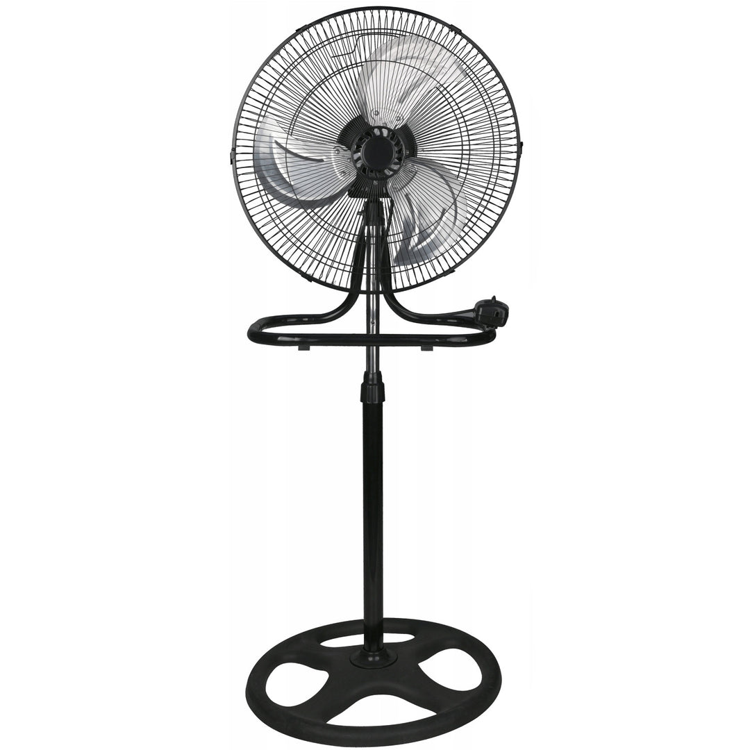 Ventilateur sur pied LTC, 18", couleur noire, hauteur réglable, puissance 50 W, LXWT04C