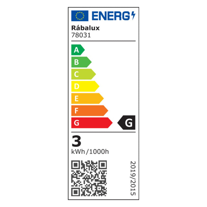 Lampe sous-meuble Rekar, 180 LM, IP20, couleur argent, LED 3 W, 78031