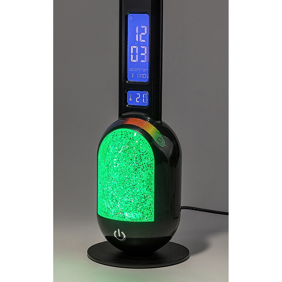 Lampe de bureau Rabalux Figen LED RGB 5 W, noire, IP20, 5 000 K