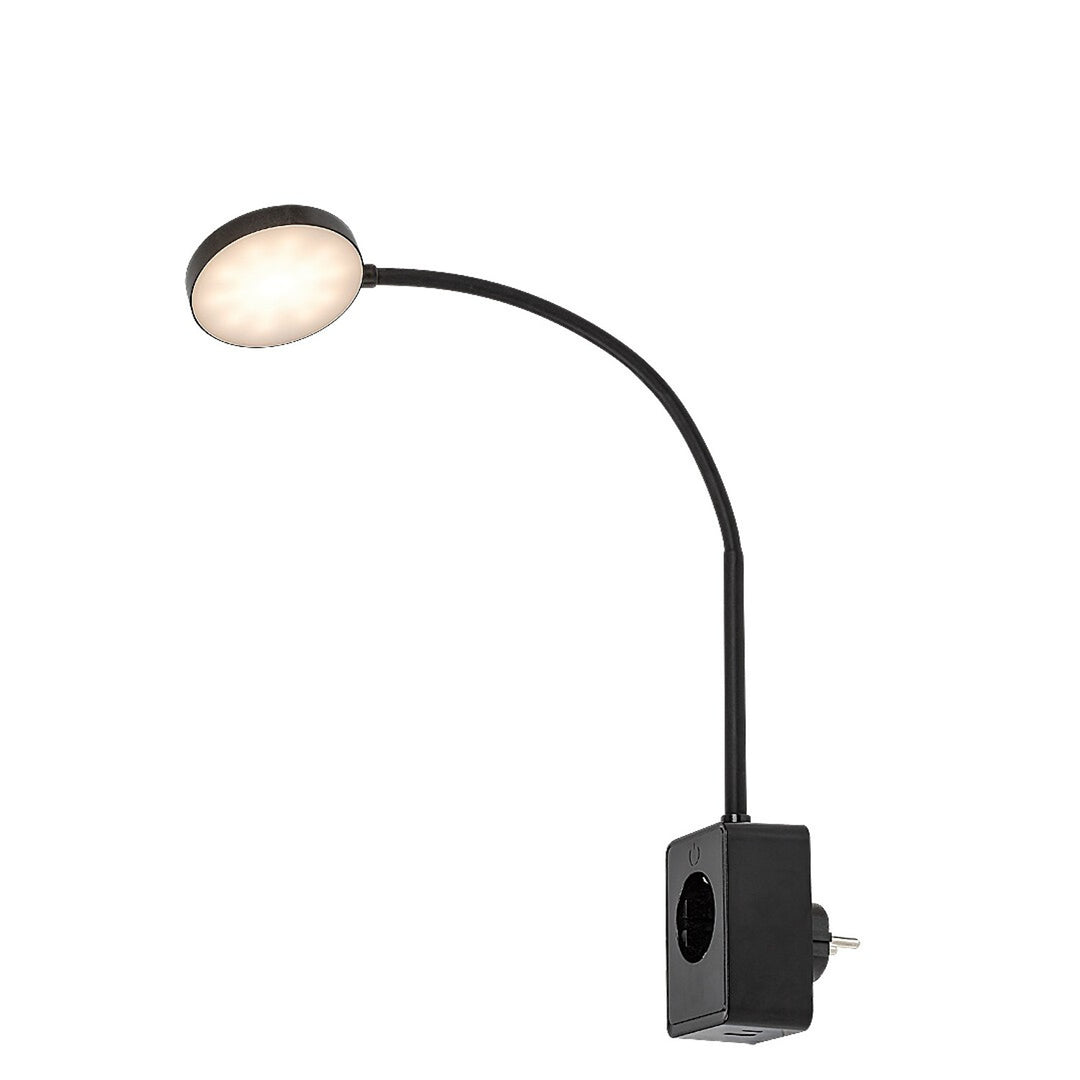 Applique murale Rabalux Tivro, LED 4 W, noire, IP20, 3 températures de couleur : 3000, 4000, 6000, 71284