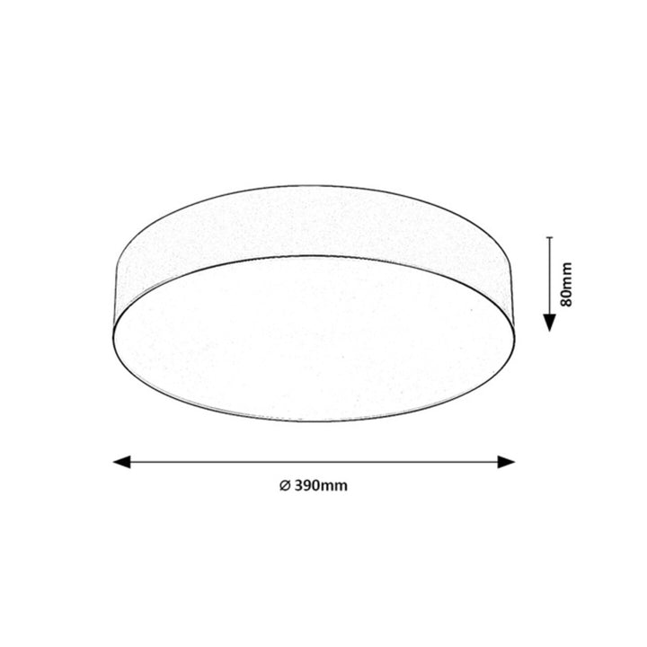Lampe Rabalix Dolen, noire, 3x E27, max. 9 W, IP43, 75066