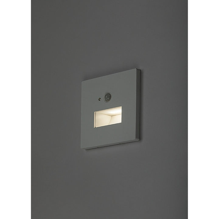 Lampe Lunca LED 1 W IP20 blanche 3000, 4500, 6500 K, détecteur de mouvement, détecteur de luminosité, 77198