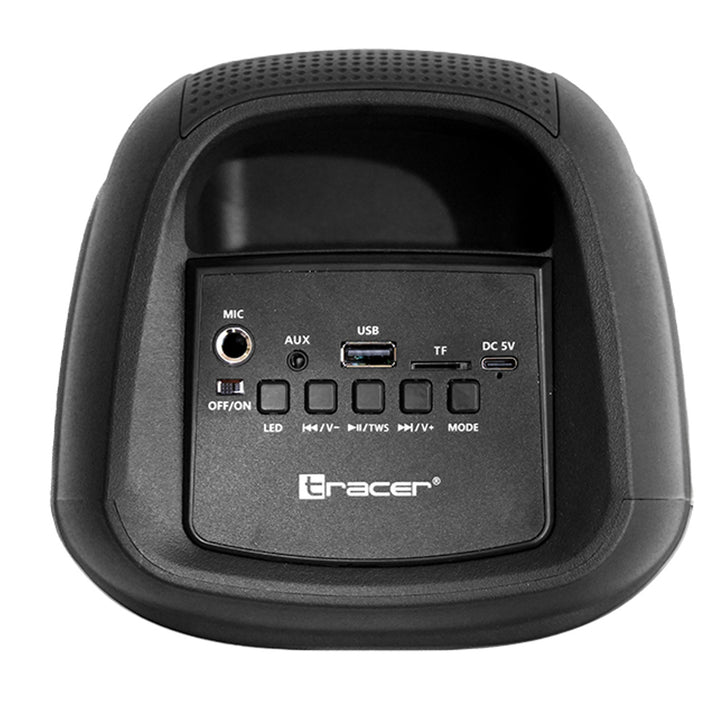 Enceinte sans fil Tracer, Bluetooth 5.0, puissance RMS de 20 W, mode karaoké, microphone, Powervox P2 TWS