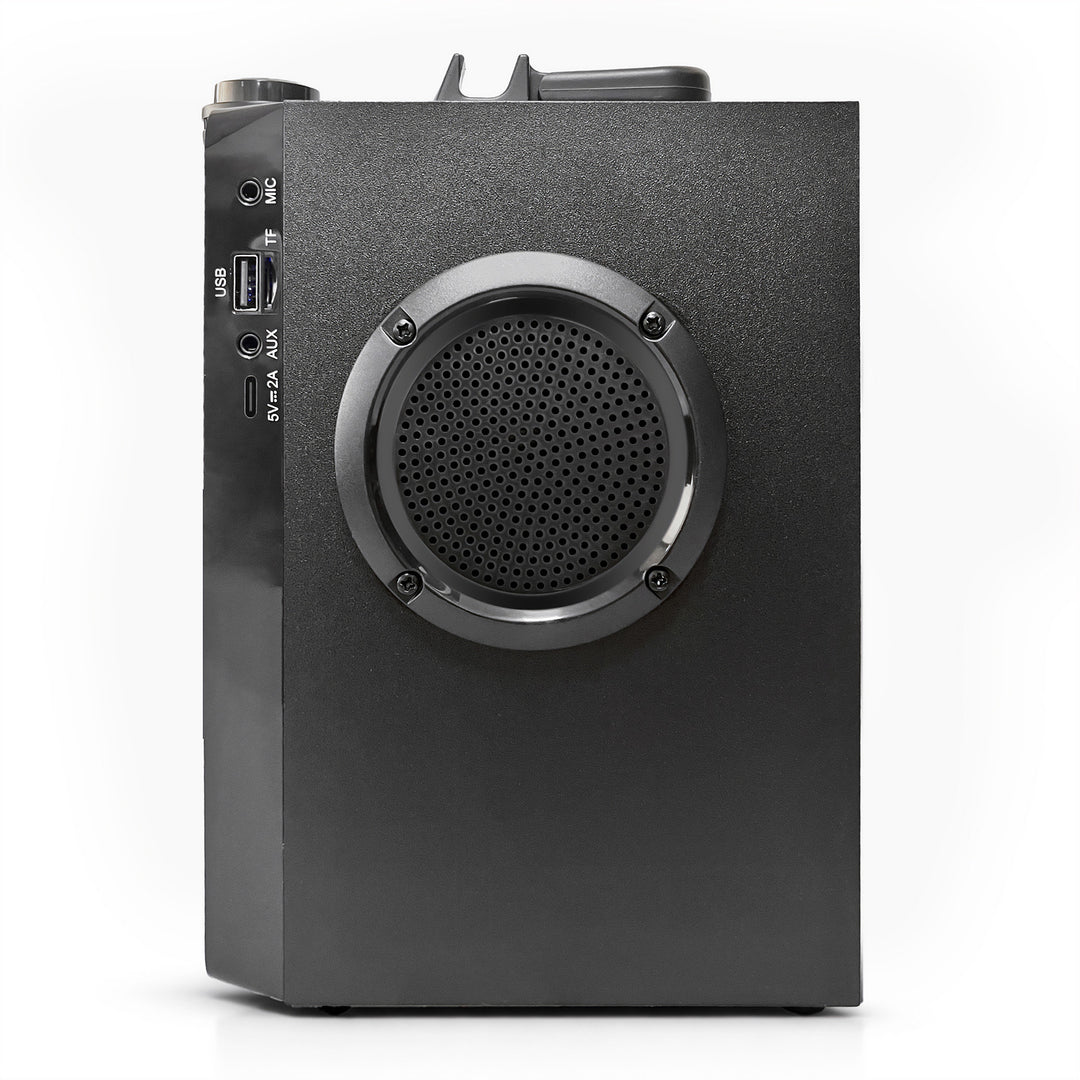 Enceinte Bluetooth portable OVERBOX MT3186, radio FM, prise en charge des cartes SD et USB, puissance RMS de 30 W, Mediatech