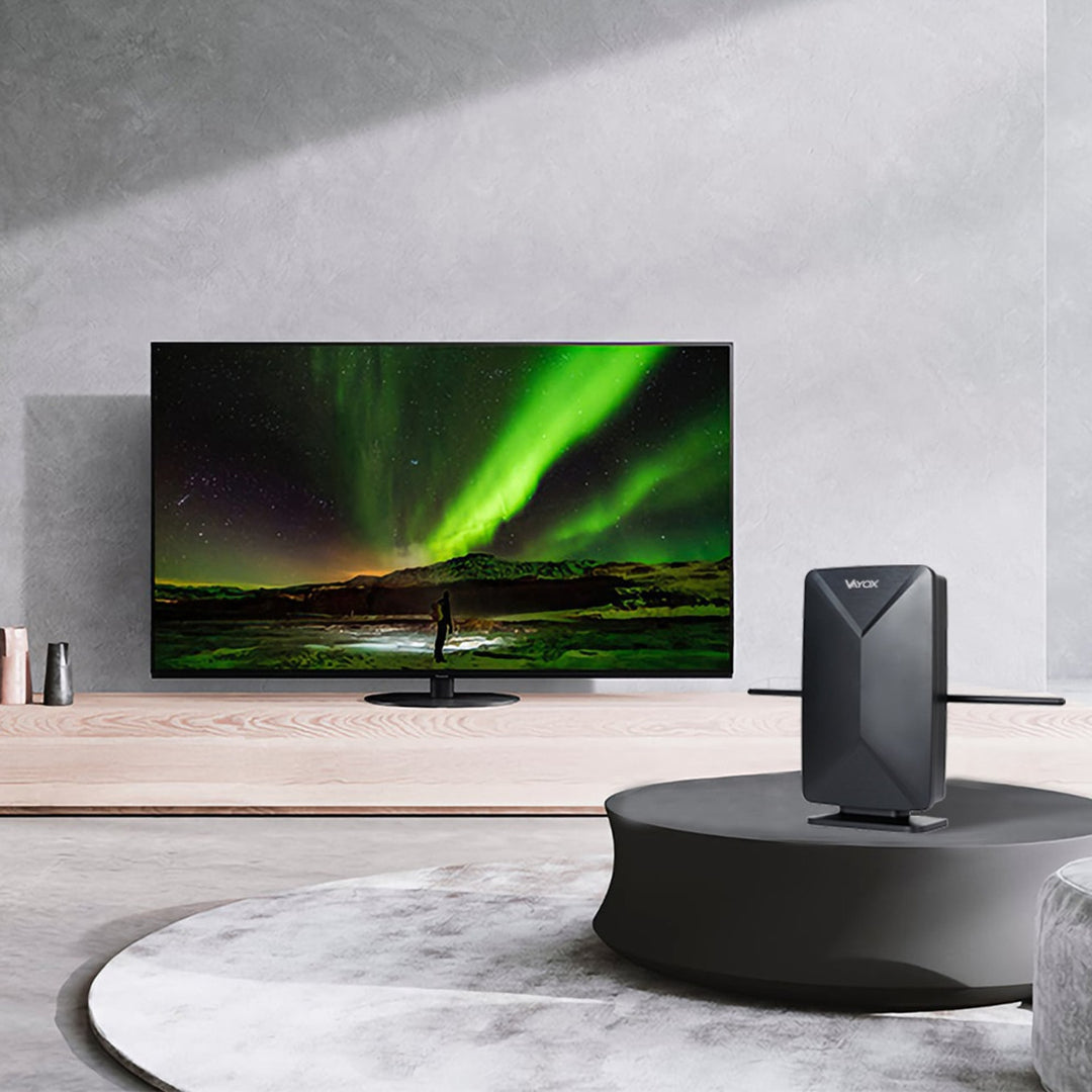 Antenne active, d'intérieur, d'extérieur, DVB-T2, télévision terrestre 4K, Vayox