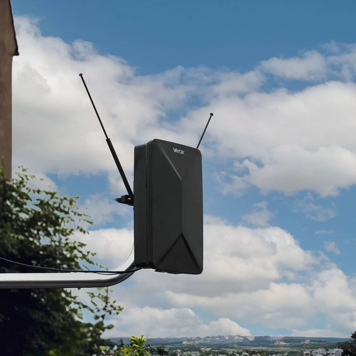 Antenne active, d'intérieur, d'extérieur, DVB-T2, télévision terrestre 4K, Vayox
