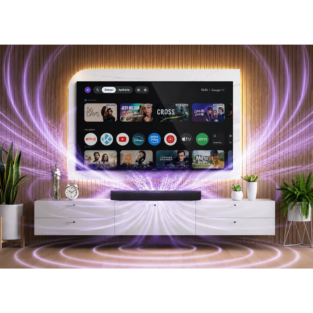 Barre de son MECOOL KS3 UHD OTT + caisson de basses + 2 haut-parleurs