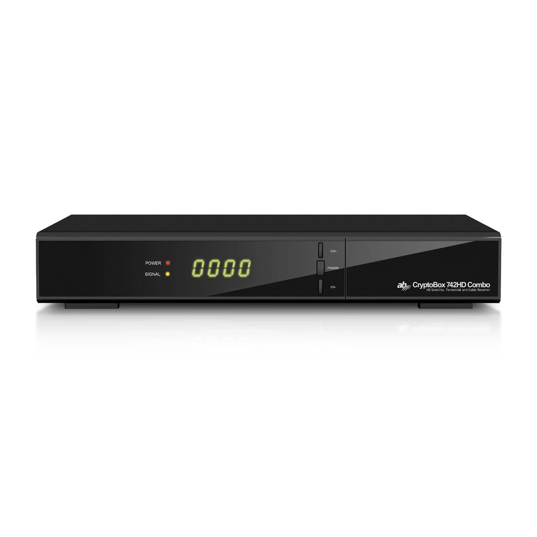 Récepteur AB CryptoBox 742HD Combo DVB-T2/S2/C Full HD