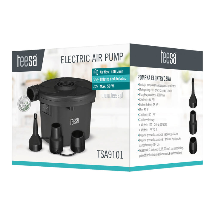 Pompe électrique pour matelas et piscine, 12 V, 230 V, Teesa