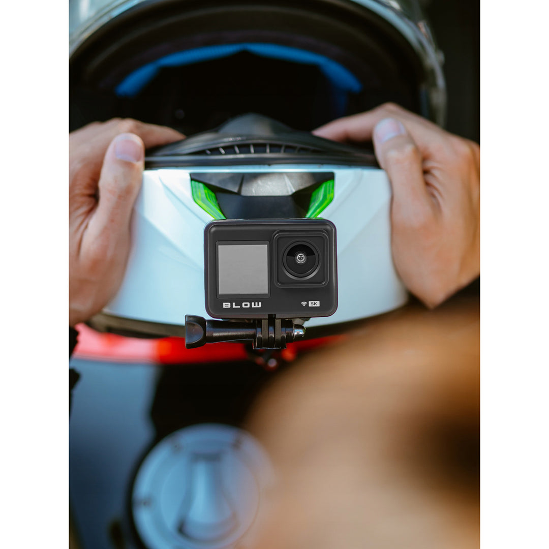 Caméra sportive Pro4U 5K Blow, qualité 5K Ultra HD, 20 mégapixels, objectif grand angle 160°, étanche, télécommande, 78-568#