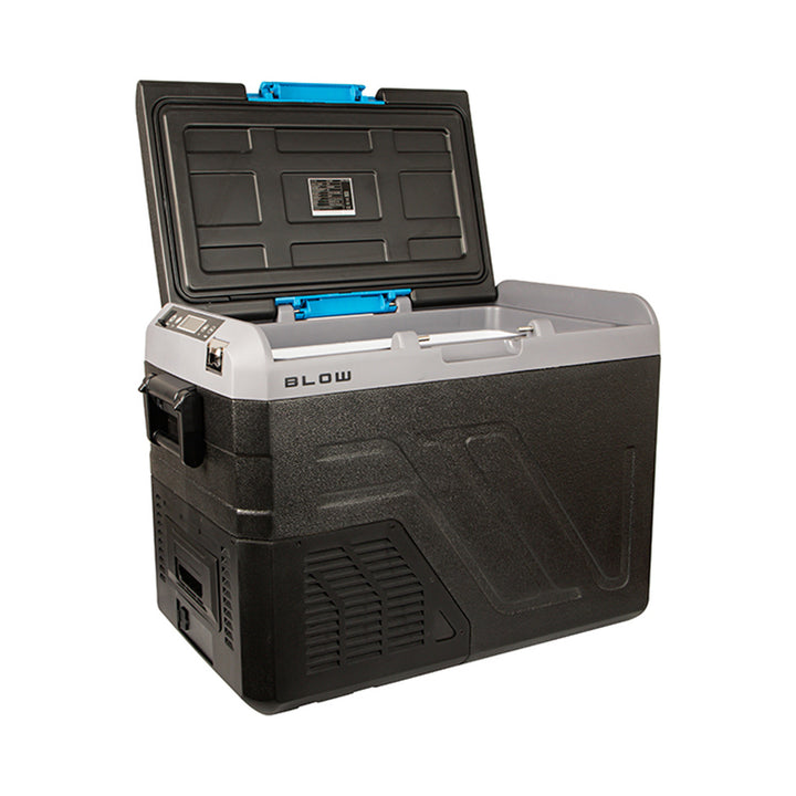 Glacière de voyage à compresseur Blow pour voiture, capacité de 35 L, panneau de commande tactile, 12 V, 24 V et 230 V, prise USB-C, 44-208#