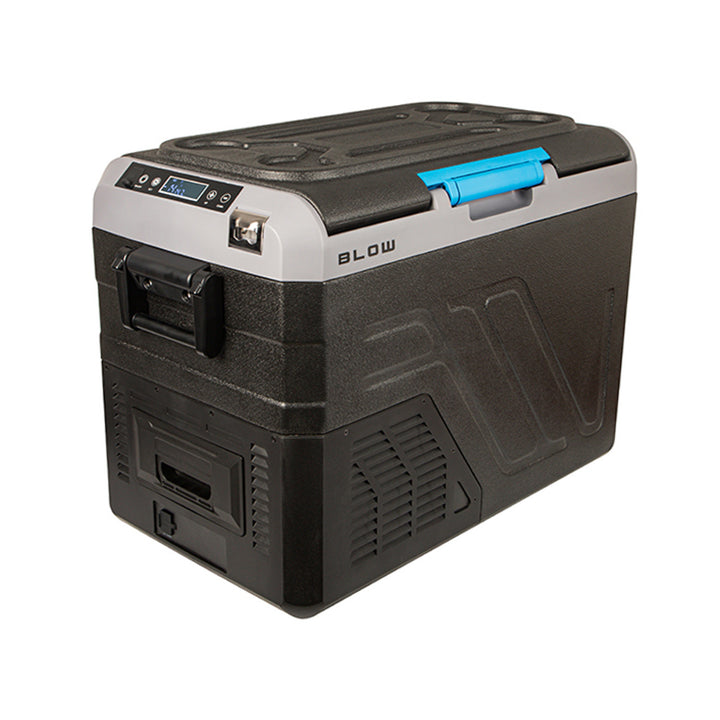 Glacière de voyage à compresseur Blow pour voiture, capacité de 35 L, panneau de commande tactile, 12 V, 24 V et 230 V, prise USB-C, 44-208#
