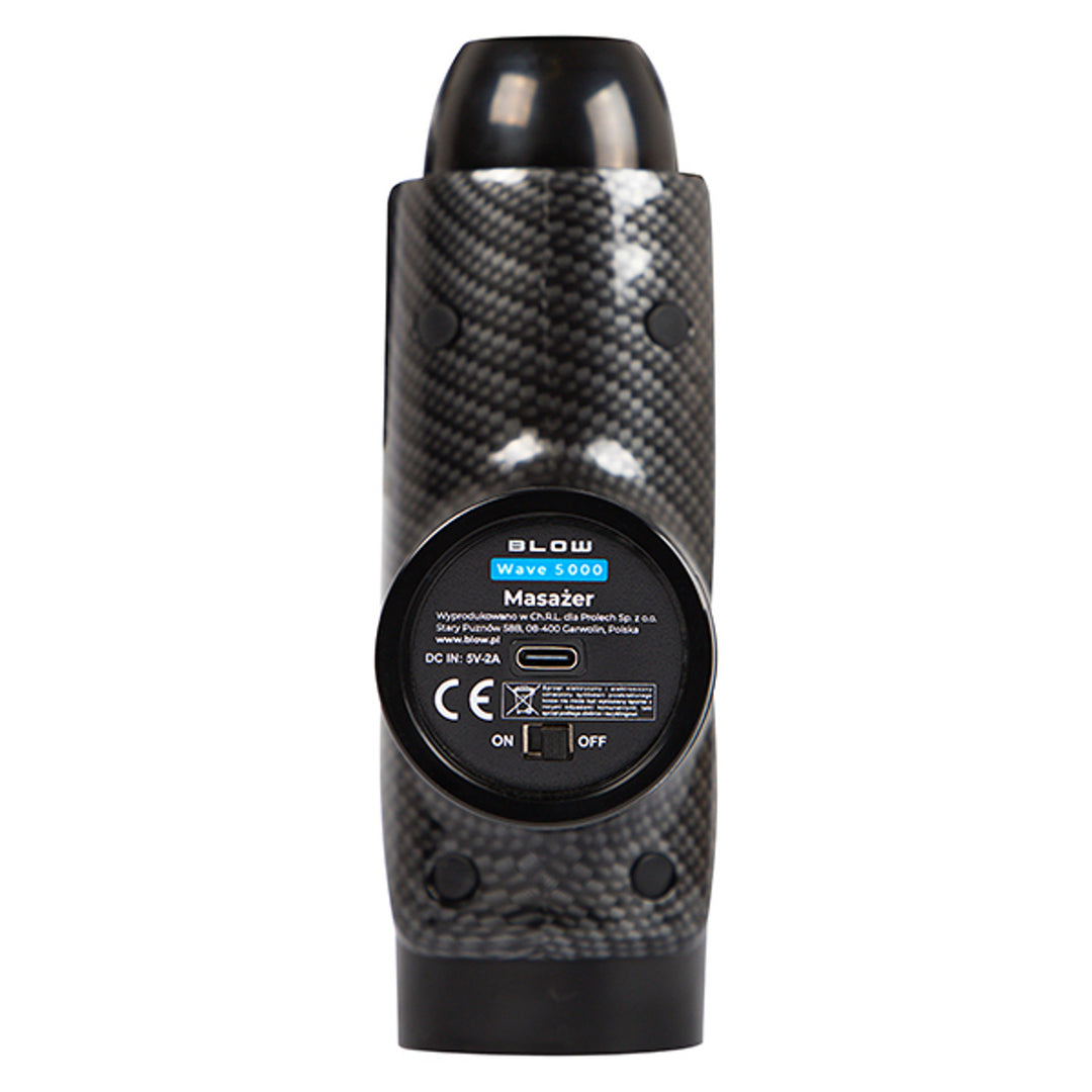 Appareil de massage Blow, 10 embouts, chargeur et mallette, puissance 200 W, 30 modes de vitesse, recharge rapide, 44-341