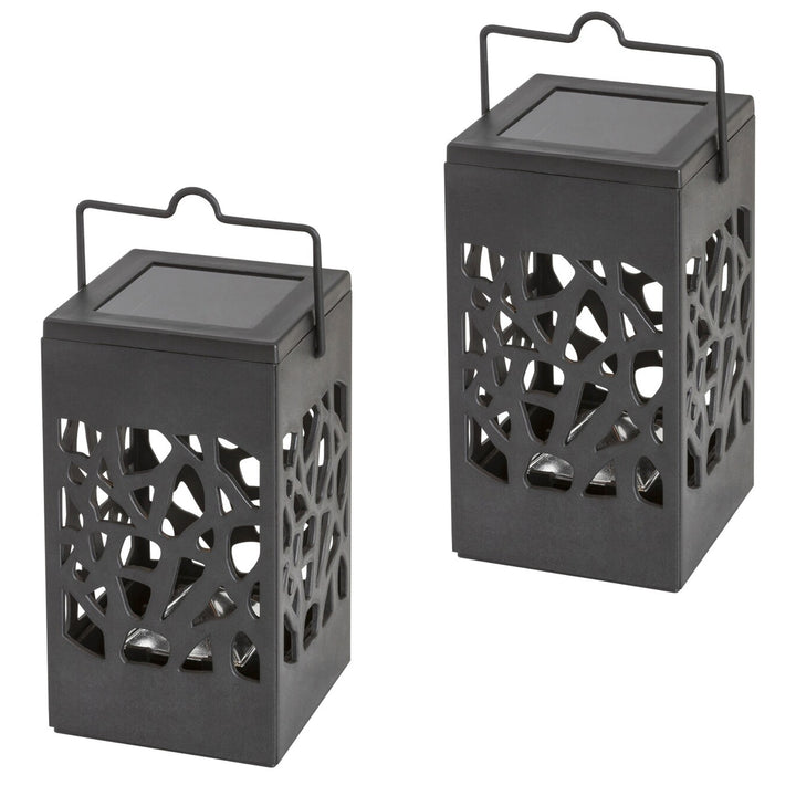 Lampe solaire Mora, 1 lm, indice de protection IP23, couleur noire, LED 0,07 W, 8948, 2 pièces