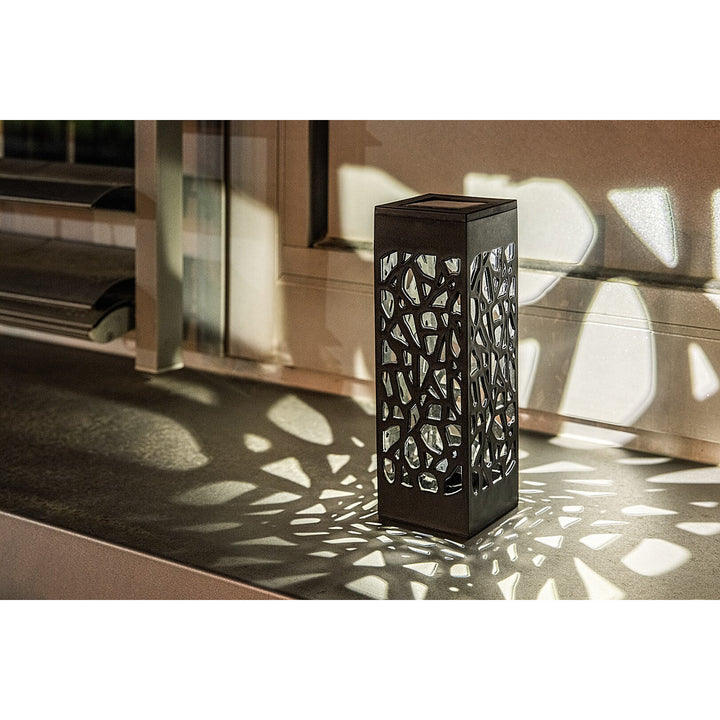 Lampe solaire Mora, 2 lm, indice de protection IP23, couleur noire, LED 0,16 W, 8949, 2 pièces