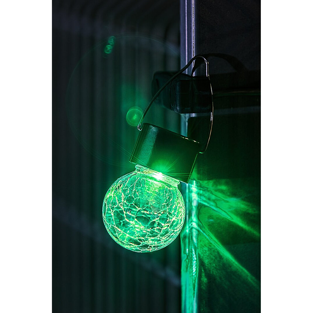Lampe solaire Rabalux Yola, 1 lm, IP44, couleur chrome satiné, LED 0,06 W, 7850, 2 pièces
