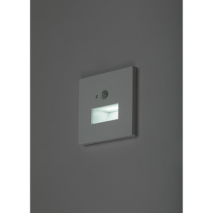 Lampe Lunca LED 1 W IP20 blanche 3 000, 4 500, 6 500 K, détecteur de mouvement, détecteur de luminosité, 77198, 2 pièces