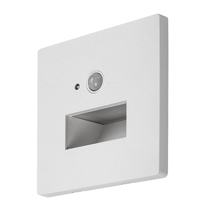 Lampe Lunca LED 1 W IP20 blanche 3 000, 4 500, 6 500 K, détecteur de mouvement, détecteur de luminosité, 77198, lot de 4