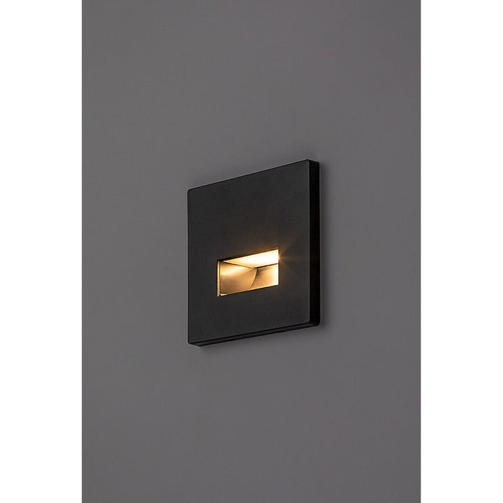 Lampe Lunca LED 1 W, IP20, noire, couleur de lumière réglable : 3 000, 4 500, 6 500 K, 77195, lot de 4