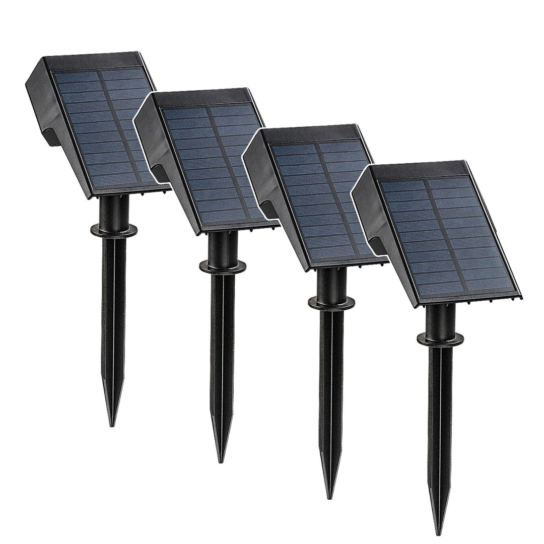 Lampe solaire Rabalux Nantes, 50 LM IP65, noire, LED 0,5 W, 77088, lot de 4