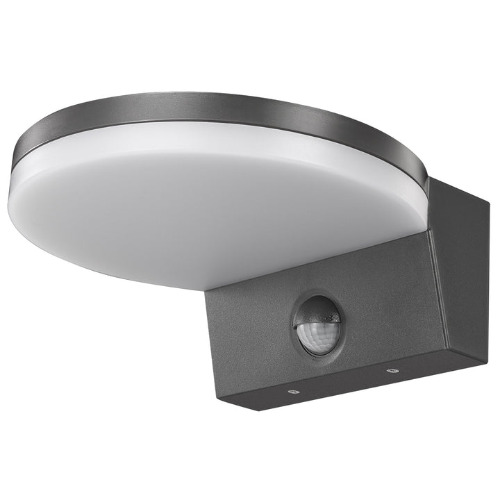 Lampe LED avec détecteur de mouvement Maclean, détecteur de mouvement PIR, couleur grise, 15 W, IP65, 1 560 lm, blanc neutre (4 000 K) MCE344 GR, lot de 2
