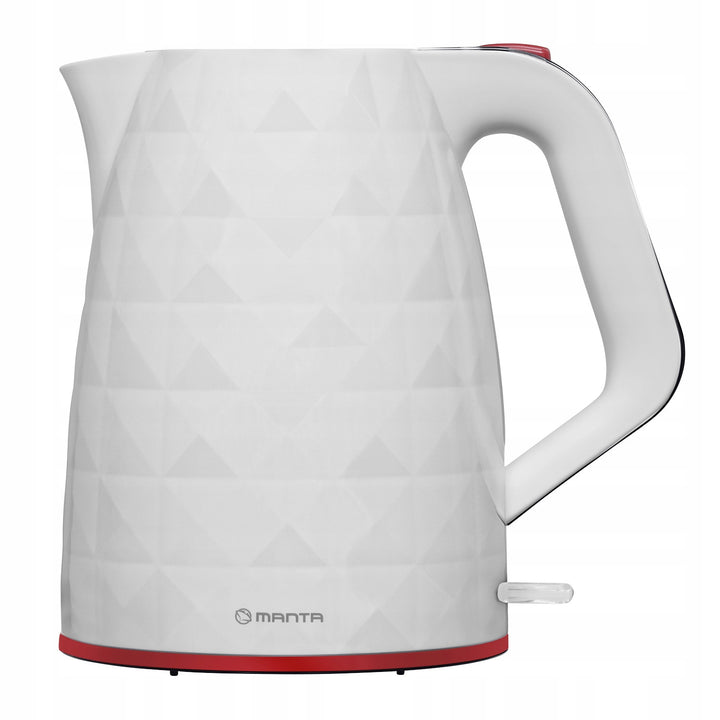 Bouilloire électrique sans fil Manta ORISA 1,7 L 2 200 W, blanche