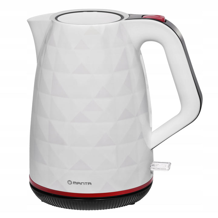 Bouilloire électrique sans fil Manta ORISA 1,7 L 2 200 W, blanche