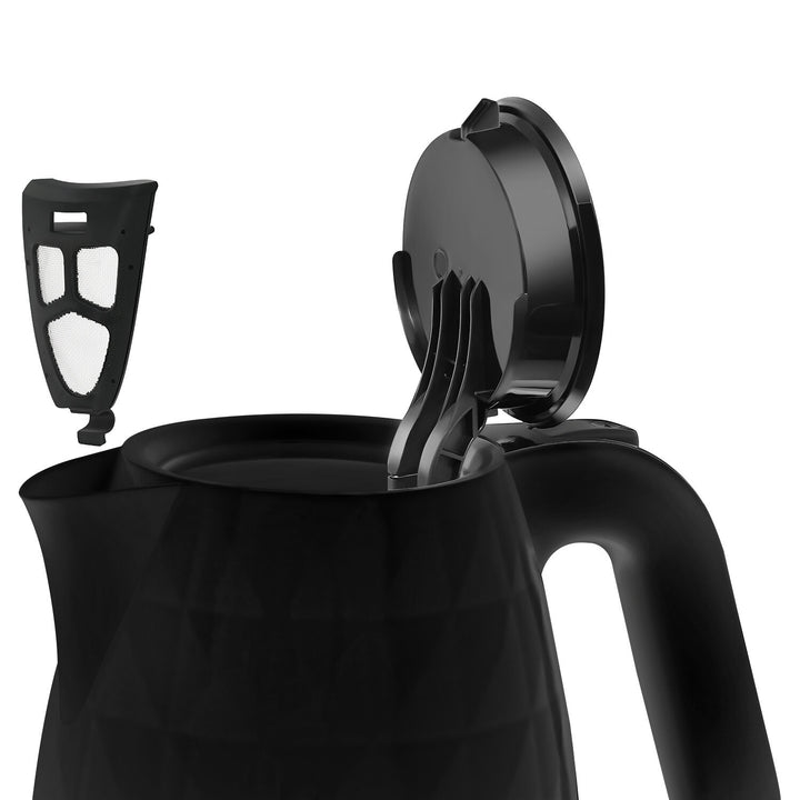 Bouilloire électrique sans fil Manta ORISA 1,7 L 2 200 W, noire