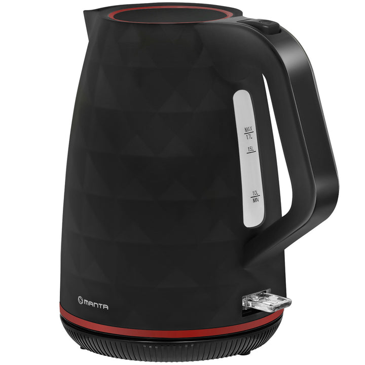 Bouilloire électrique sans fil Manta ORISA 1,7 L 2 200 W, noire